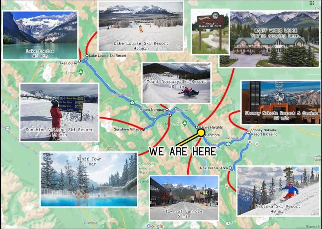 Mountainview -Privatechalet Sleep7- 5Min To Dt Vacation Home كانمور المظهر الخارجي الصورة
